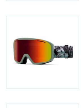 Smith Adult Men's Blazer Goggles Red Sol-X Mirror Lens Ski Snowboard NWT